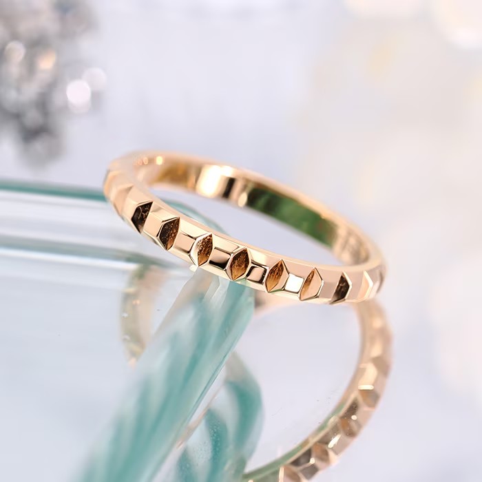 BOUCHERON　ブシュロン キャトル クル ド パリ リング ミディアム ピンクゴールド 16号 JAL00108【未使用】