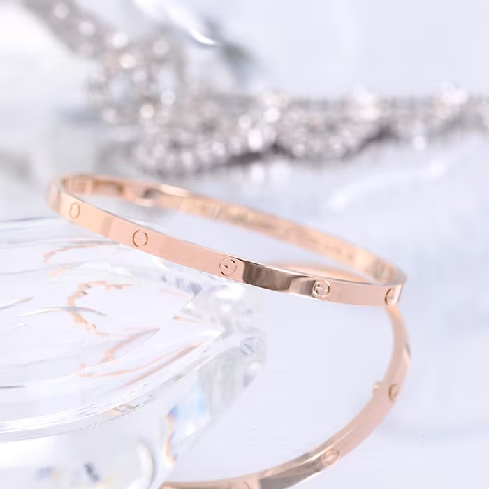 CARTIER カルティエ ラブ ブレスレット スモールモデル ピンクゴールド B6047318 18号