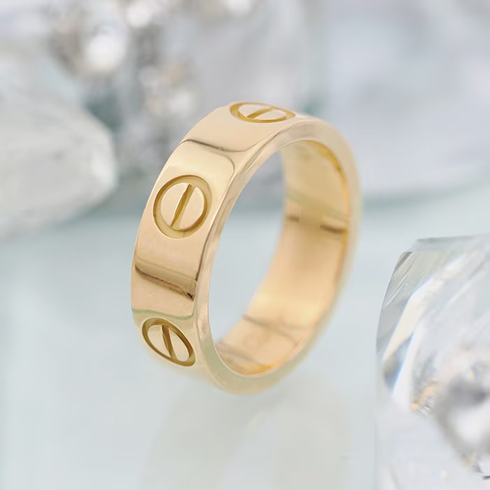 CARTIER カルティエ ラブ リング クラシックモデル イエローゴールド 9号