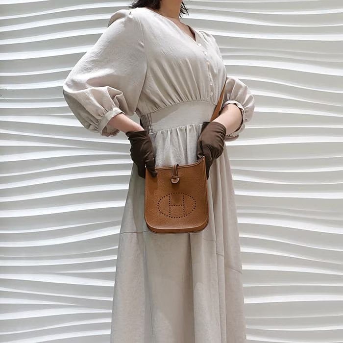HERMES エルメス エヴリン アマゾンTPM ゴールド トリヨンクレマンス シルバー金具