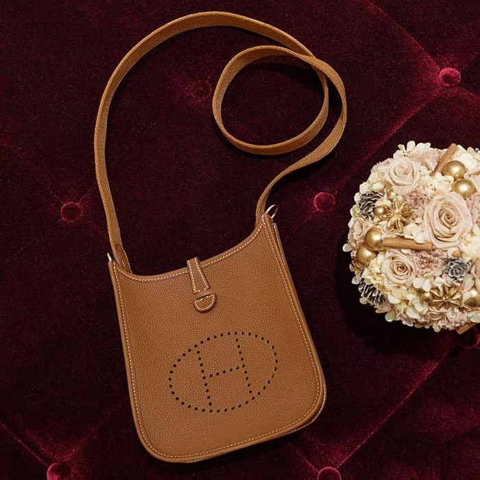 HERMES エルメス エヴリン アマゾンTPM ゴールド トリヨンクレマンス シルバー金具